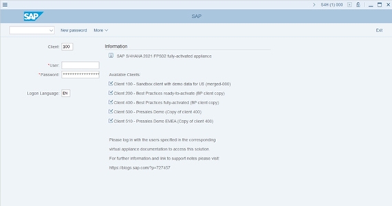 Figure 2: Appropriate clients are selected.