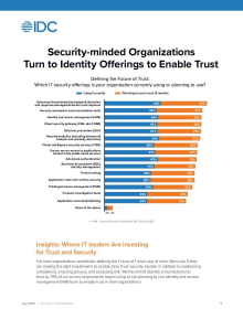 IDC Info Snapshot: Identity Solutions to Enable Trust & Security 