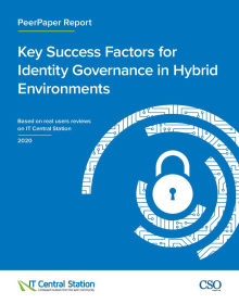 Key Success Factors for Identity Governance in Hybrid Environments